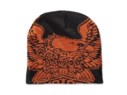 Bald Eagle Beanie Vintage Orange Mütze