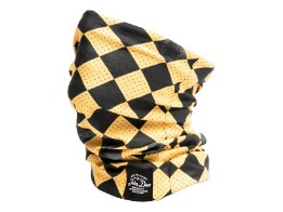 Scaldacollo Tube Race Flag giallo a quadretti gialli e neri