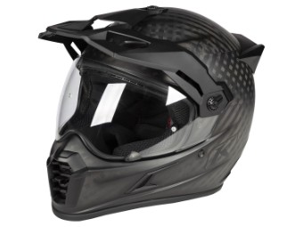 Krios Pro Matte Black Motorrad Helm