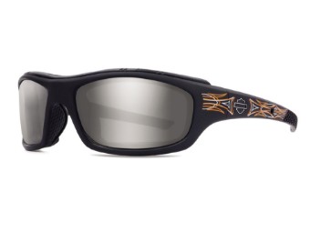 WileyX HD Tunnel Pinstripe PPZ Limited Edition Motorrad Brille, Polarized