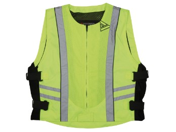 Reflexweste Basic Mesh Motorrad Warnweste Neon-Gelb