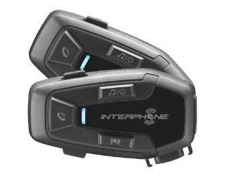 Interfono Interphone U-Com 7R Auricolare Bluetooth Intercom Doppio Set