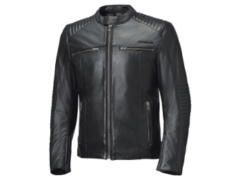Robin Motorrad Lederjacke Schwarz