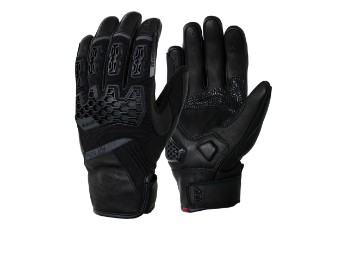 Atlaz Adventure Motorrad Handschuh Schwarz