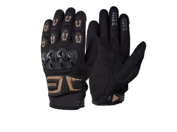 MX Top 2 Mesh zomerhandschoenen zwart zand