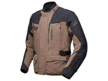 Paneo LT 3L Laminat Motorrad Textiljacke Herren Safari Schwarz