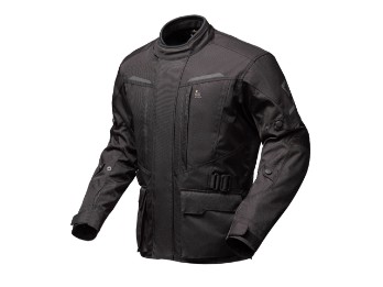 Tarex II Herren Textil Motorrad Jacke Schwarz