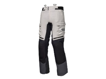 Atlaz Adventure Herren Motorrad Hose Hellgrau Schwarz