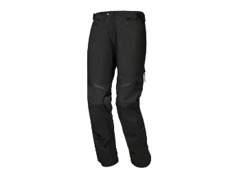 Muva 2in1 Herren Stretch Motorrad Hose Schwarz wasserdicht
