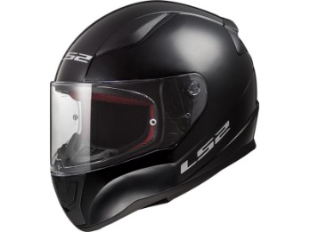 FF353 Rapid Solid Black Motorrad Helm