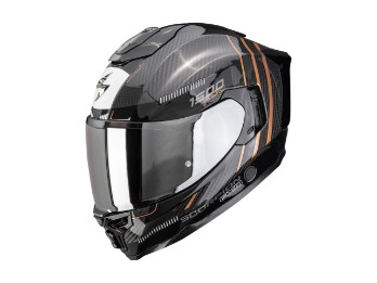 Casco da moto EXO-1500 Carbon Air Zity Nero Rame Nero Rame