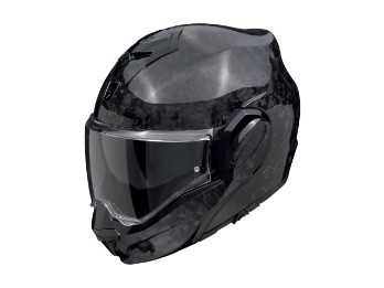 EXO-Tech Evo Carbon Onyx Motorrad Klapphelm