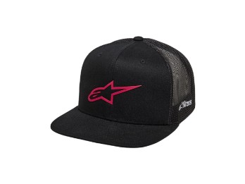 3D Ageless Trucker Hat Schirmmütze Cap Schwarz Rot