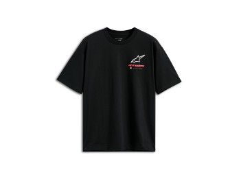 Overhang Oversized CSF Herren Kurzarm T-Shirt Schwarz