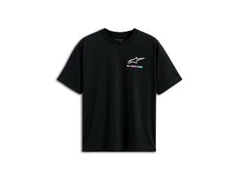 Wild Oversized CSF Herren Kurzarm T-Shirt Schwarz