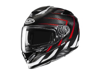 RPHA 71 Carbon Cano MC1 Schwarz Rot Motorrad Helm