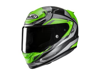 RPHA 12 Brels MC4HSF Grau Grün Schwarz Matt Motorradhelm