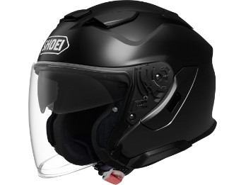 J-Cruise 3 Black Motorrad Jethelm mit Sonnenblende