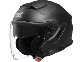 J-Cruise 3 Matt Black Motorrad Jethelm mit Sonnenblende