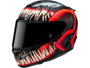 RPHA 12 Venom 3 Marvel MC1SF Schwarz Rot Matt Motorradhelm