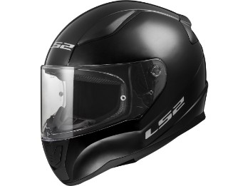 FF353 Rapid 2 Solid Black ECE-22.06 Motorrad Helm