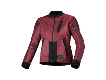 Torida Damen Sommer Textil Jacke Schwarz Rot
