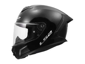FF820 Rapid III Solid Gloss Motorrad Helm Glanz Schwarz