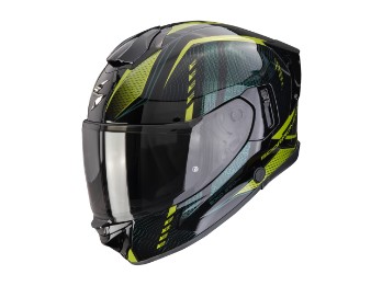 EXO-530 Air Theras Black Green Motorrad Helm Schwarz Grün