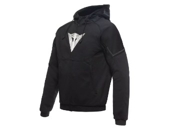 Daemon-X Safety Hoodie Full Zip Herren Kapuzen Jacke Schwarz Weiß