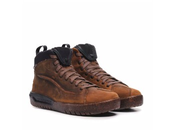Metractive D-WP wasserdichte Motorrad Schuhe Braun Natural