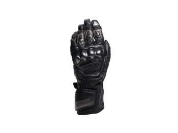 Fiero Racing Leder Motorrad Handschuhe Schwarz Anthrazit