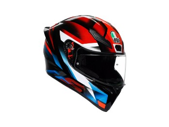 K1 S Fastlap Schwarz Rot Blau sportlicher Motorrad Helm