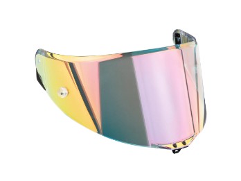 Visier Race 3 Rainbow ECE-22.06 passend für Pista GP RR und Corsa R Helme Regenbogen verspiegelt