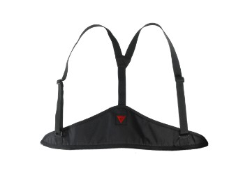 Bretelle da uomo con cerniera nere