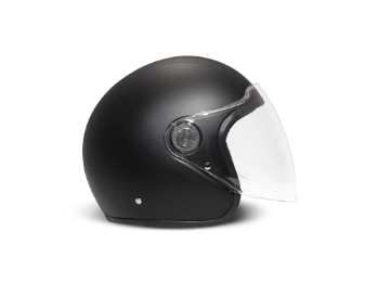 P1 Matt Black Motorrad Jethelm E-22.06
