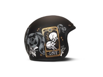 Casco moto vintage Jet Cards