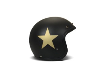 Винтажный реактивный шлем Мотоциклетный шлем Star Gold
