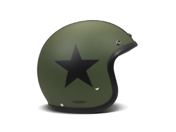 Vintage Star Green New Jet Helm