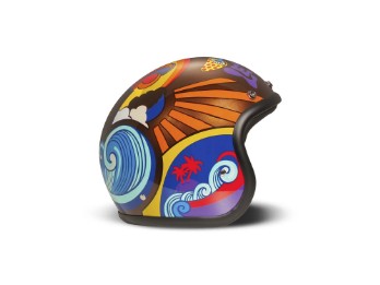Casco jet da moto Retro Trip Open Face ECE-22.06