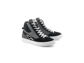 Stated Shoes Motorradschuhe Sneaker Schwarz Grau Weiß