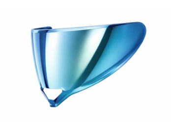 HJ-47 LONG Blue Visier passend für RPHA 60 Helm Blau verspiegelt