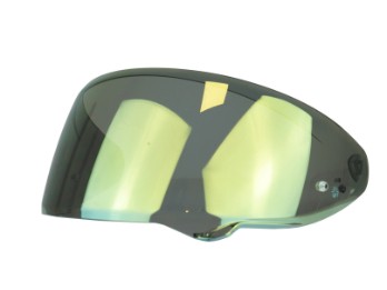 HJ-48 gouden vizier, geschikt voor HJC RPHA 72 helmen, goudkleurig spiegelend.