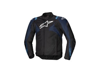 T-Jaws V4 wasserdichte Motorrad Jacke Schwarz Dunkelblau