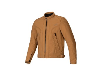 Clayton WR Black Black Textil Motorrad Jacke Braun Gold