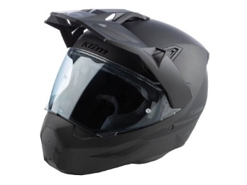 Casco da moto X1 Alpha Carbon nero opaco