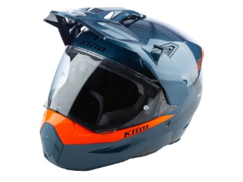 Casco da moto X1 Alpha Carbon Gloss Concept Petrol Strike Orange