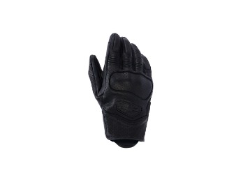 Guanti da moto in pelle Mustang V3 neri-neri