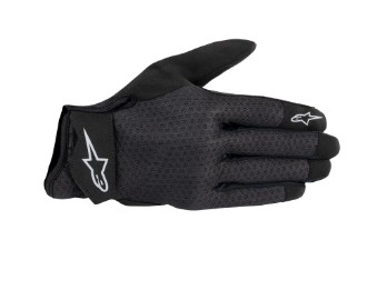 Stated Air Sommer Motorrad Handschuhe Schwarz Silber