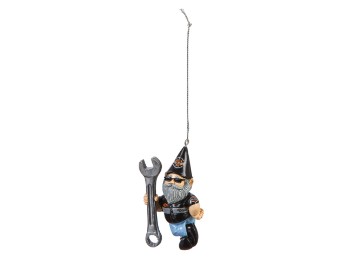 Gnome Ornament H-D Male Mechanic Mini Gartenzwerg Mann