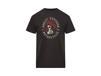 Calavera Herren T-Shirt Schwarz